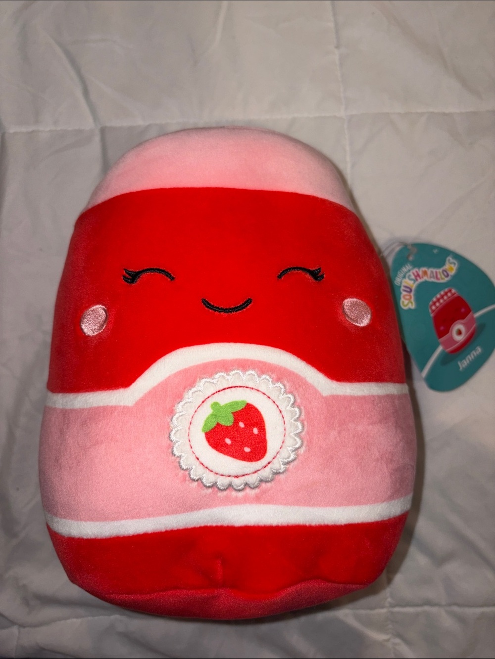NWT Squishmallows jam jar Janna food squoshmallows foodie plush toys squish